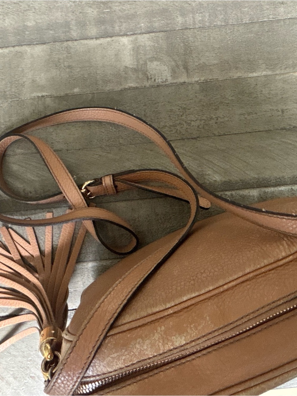 Gucci Peach-Tone Soho Disco Crossbody with Tassel *price firm* - Picture 11 of 14